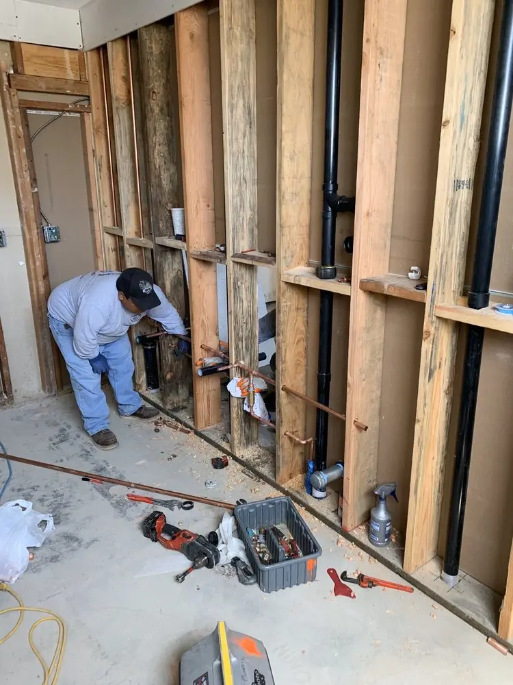 Commercial rough-in plumbing for Water Heater Replacement in West Hamburg